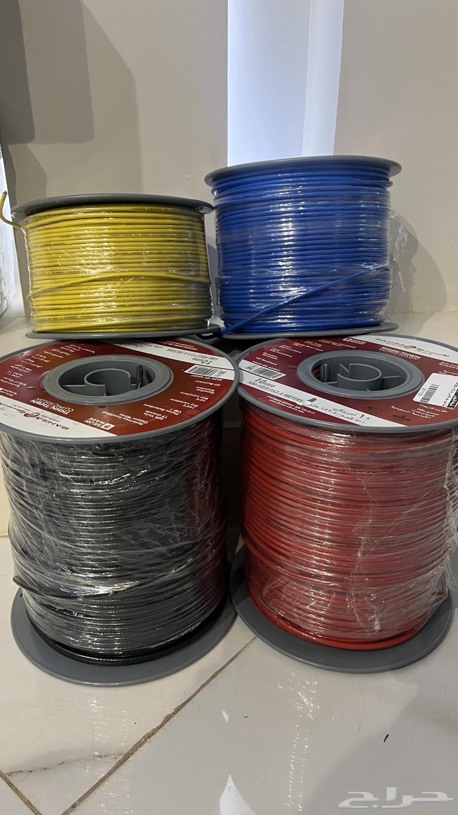 للبيع اسلاك كهرباء 6ملي 4ملي 2.5ملي64418363337985111