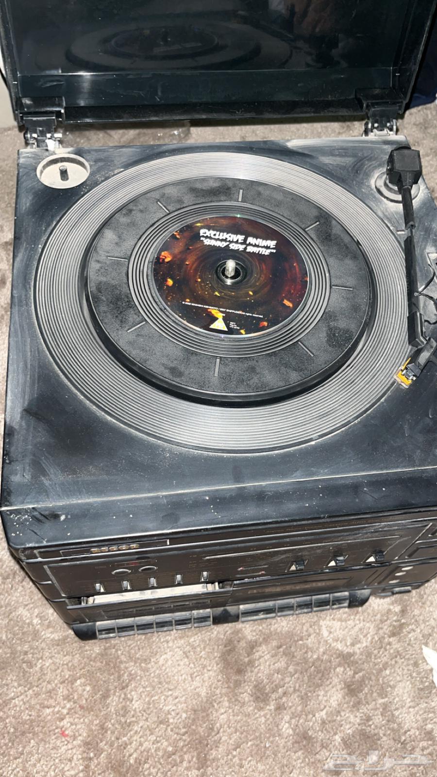 للبيع جهاز ستيريو قديم كامل مع سماعات64415531871873112