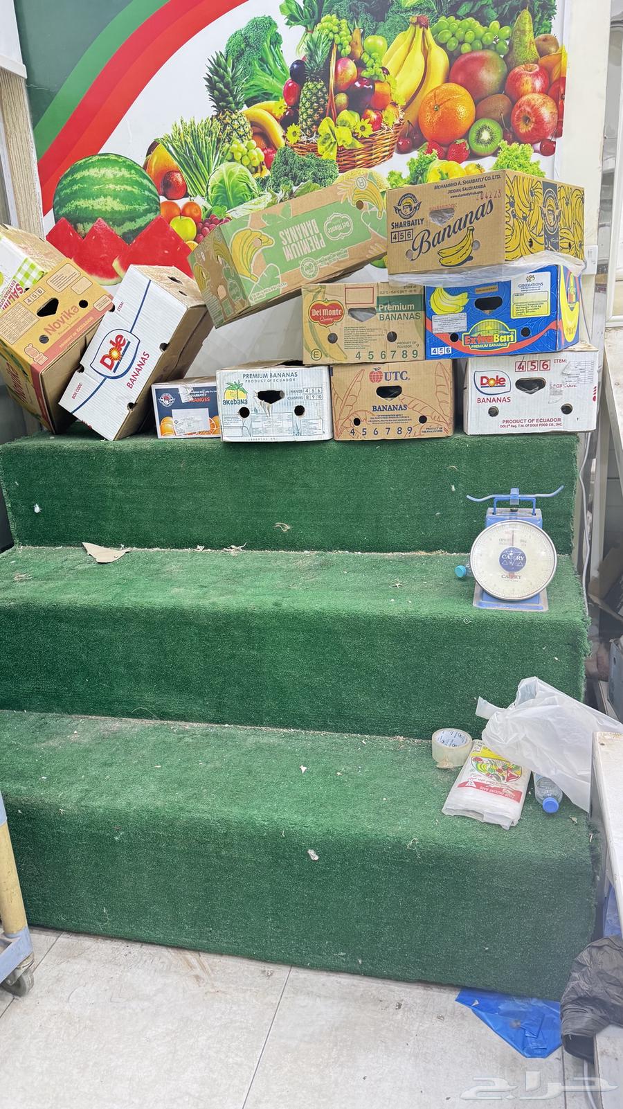 رفوف محل خضار للبيع64418241282562114