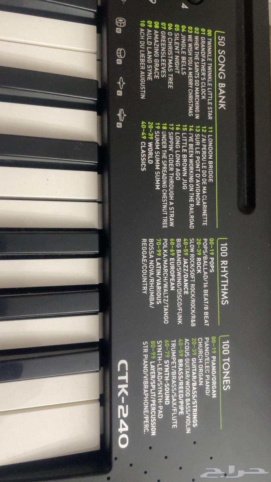 بيانو كاسيو جديد64413392277505111