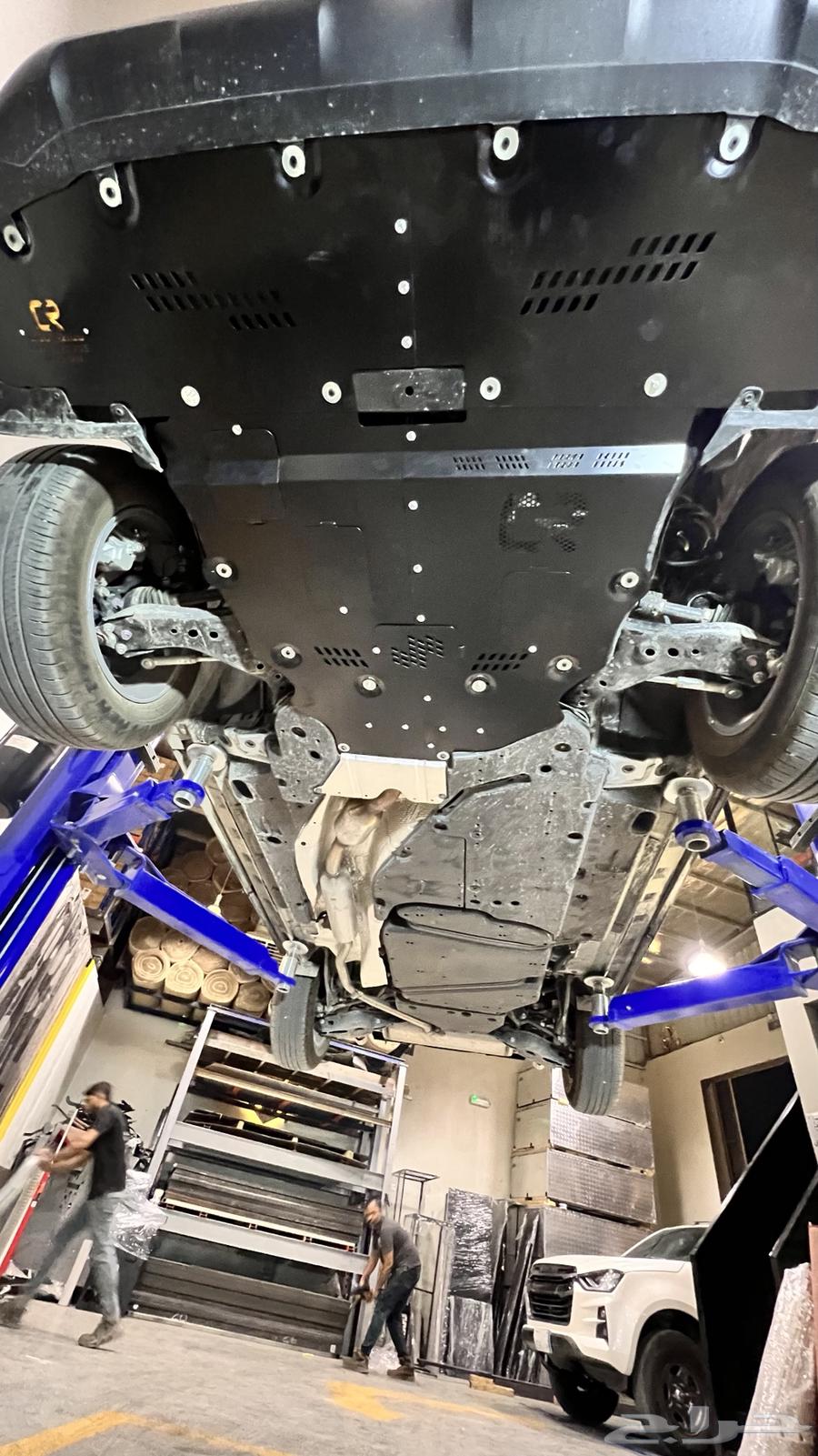 صاجة حماية حديد ضد الصدأ كامل اسفل المكينه تويوتا راف فور64573908410753114