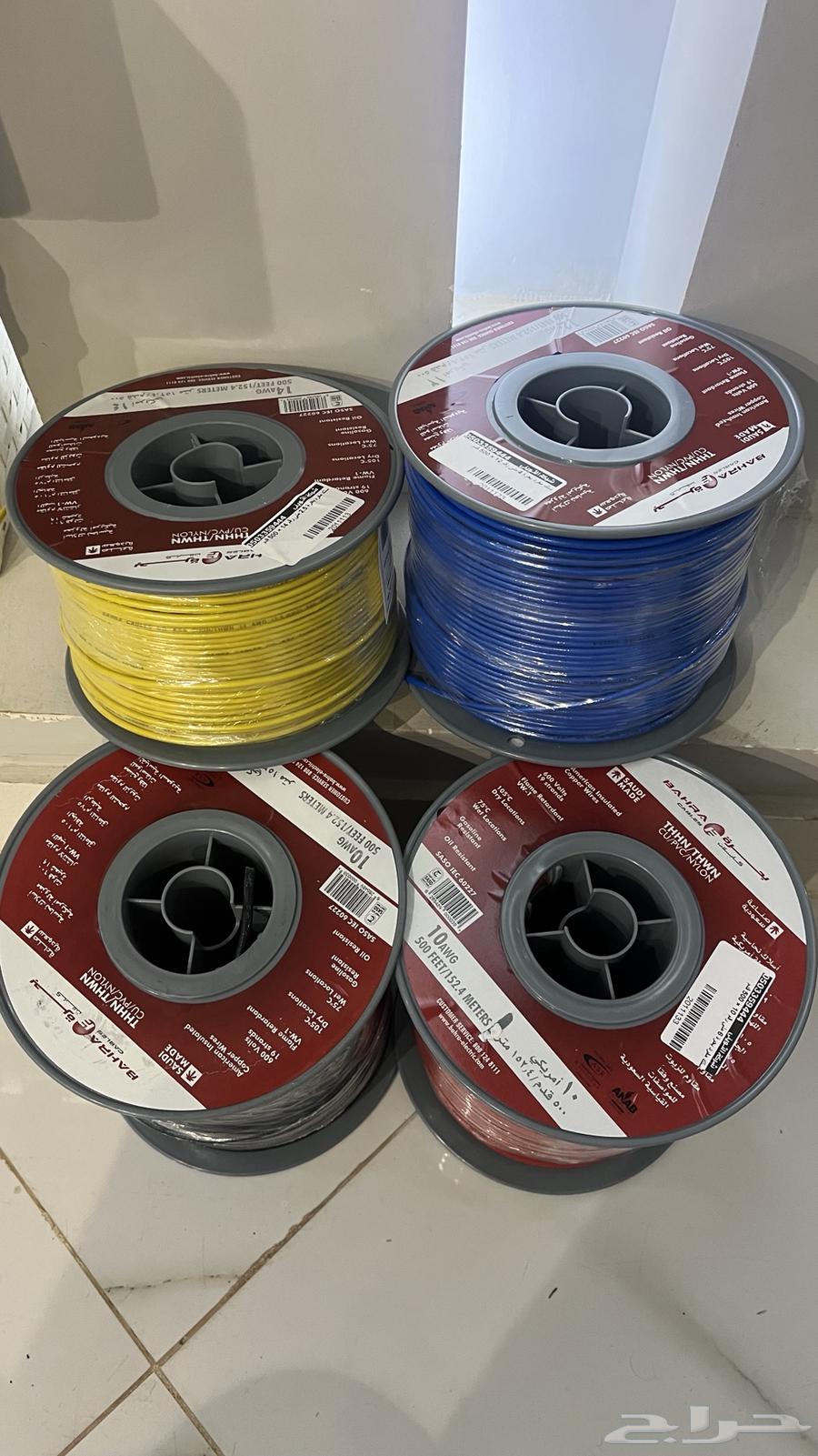 للبيع اسلاك كهرباء 6ملي 4ملي 2.5ملي64418363337985112