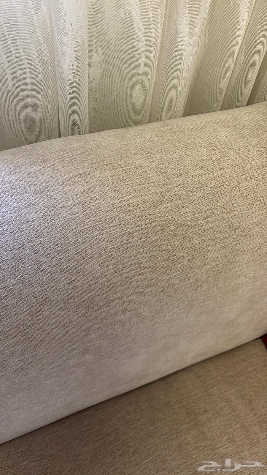 كنب ارضي قطعتين قماش كتان كل قطعه 3 متر64416453301505110