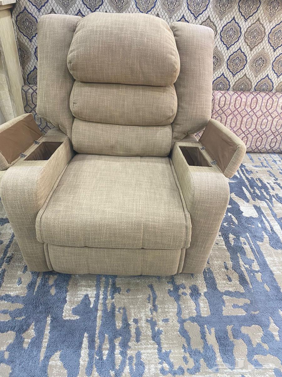 كرسي استرخاء ثابت من ان هاوس مزود بدرجين ف الجهتين جديد64414130804611111