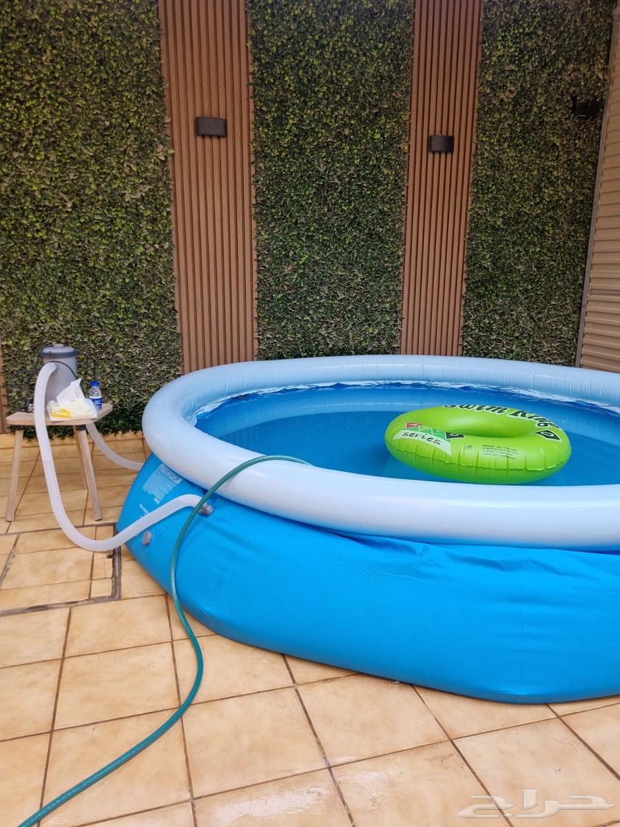 مسبح ثلاثة في ثلاثة شبه جديد64415921471747110