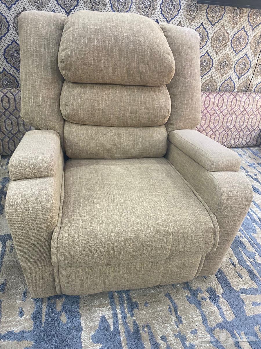 كرسي استرخاء ثابت من ان هاوس مزود بدرجين ف الجهتين جديد64414130804611110