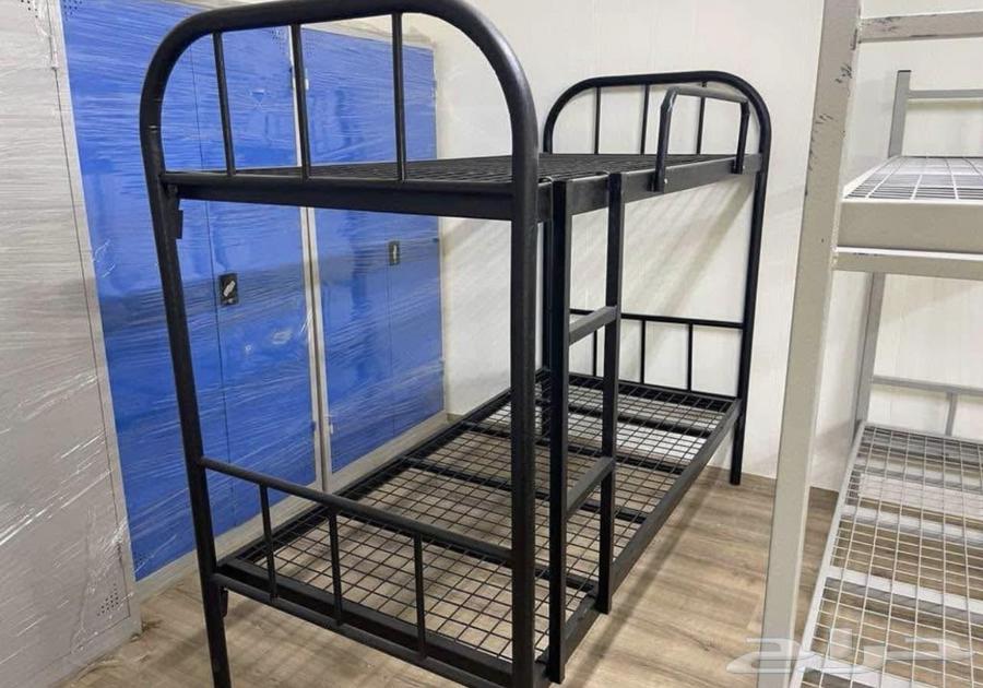 سرير حديد نفر واحد و دورين موجود جديد64416531998594114