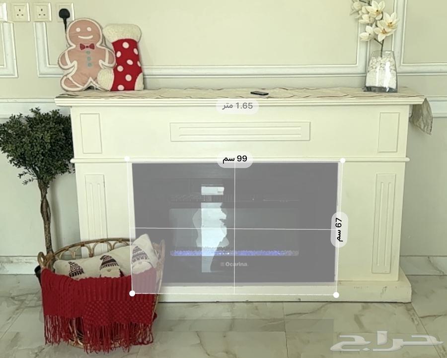 Fireplace with heating device64414289789698111