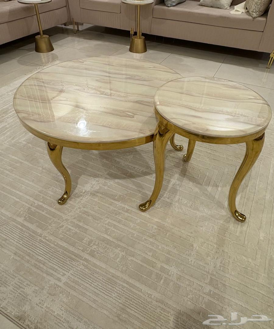 طاولات رخام طبيعي واستيل64417075427714110