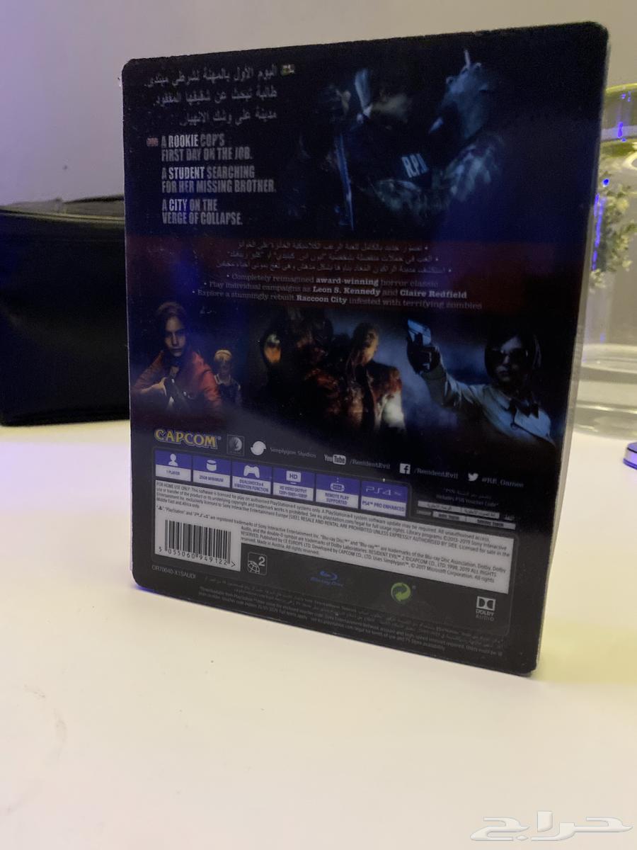 رزدينت ايفل 2 ستيل بوك resident evil 2 steelbook64413759020930111