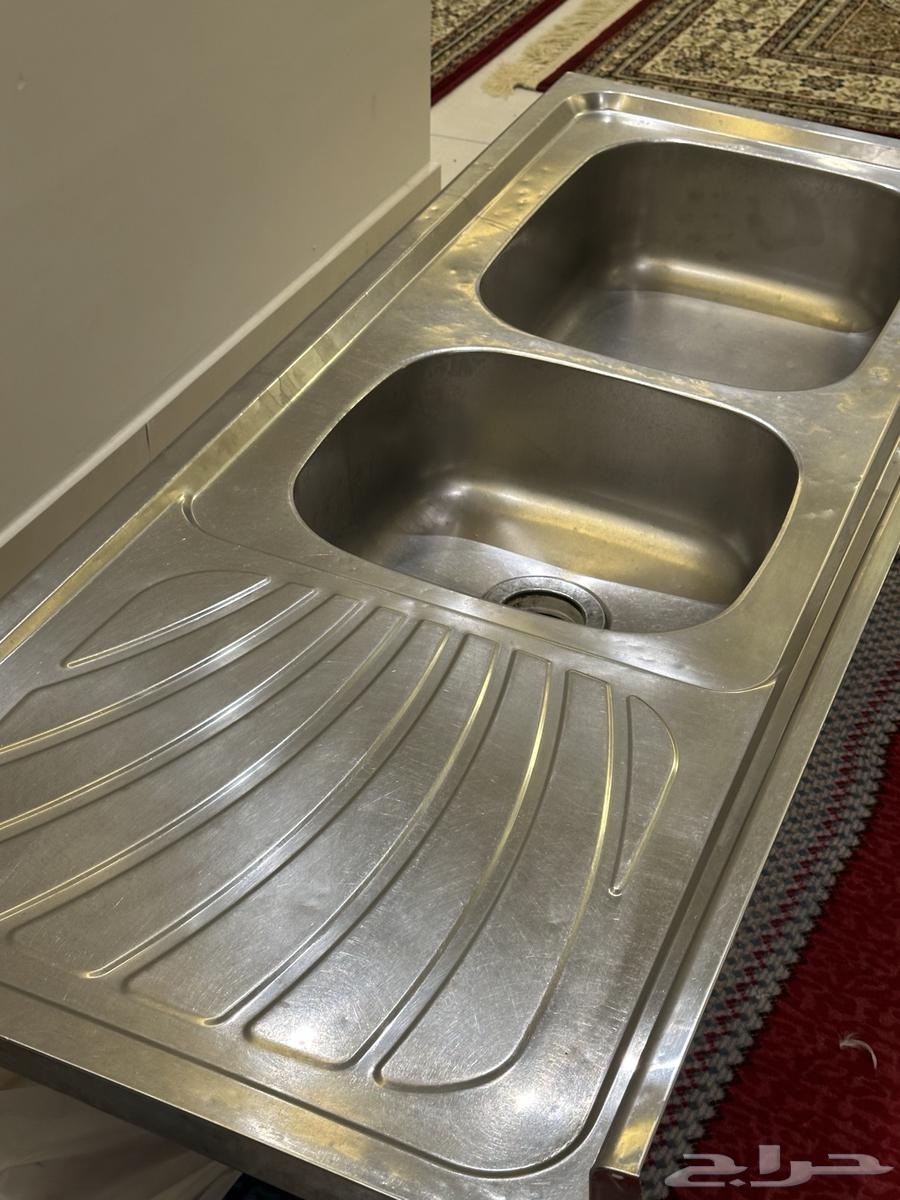 مجلى مغسلة مطبخ حوضين كبير السعر على السوم64413234284674114
