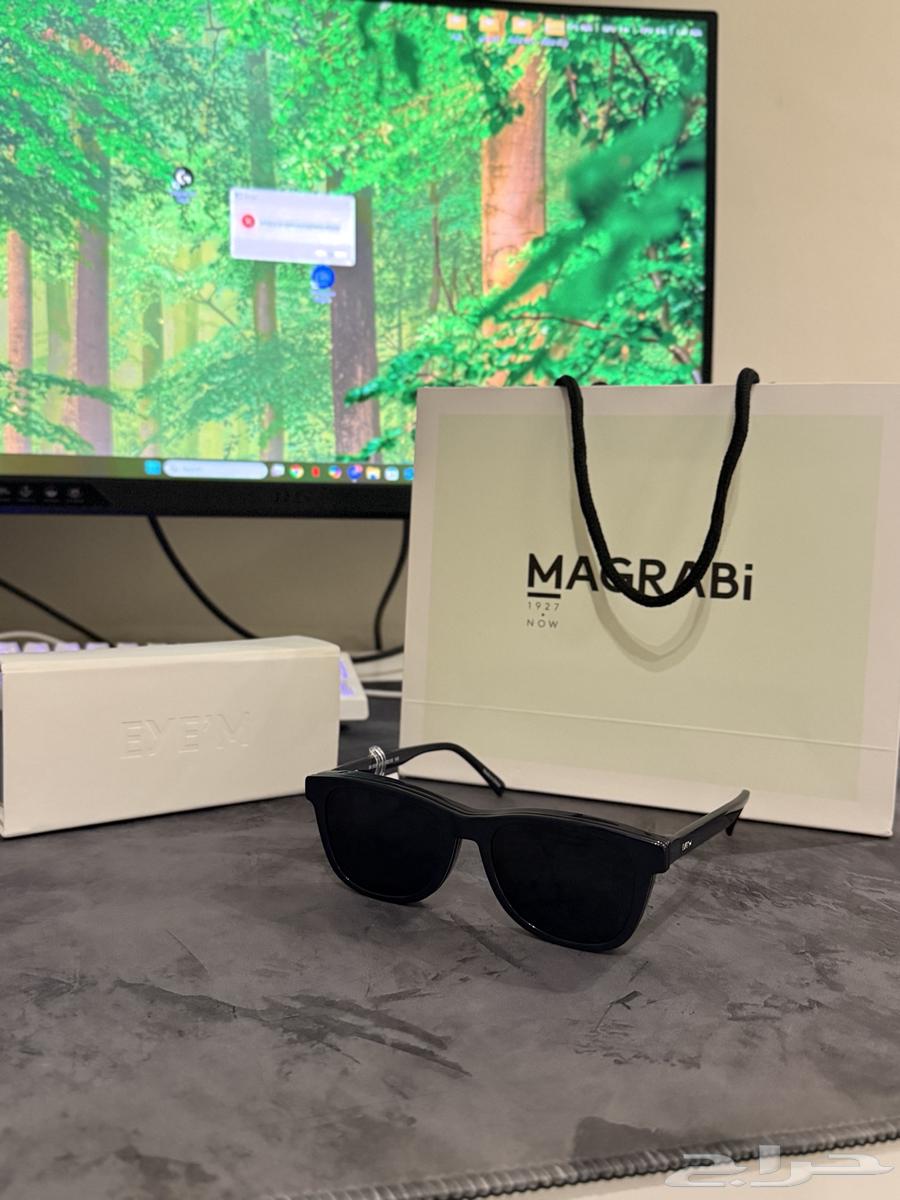 1 نظارة EYE M أصلية جديدة مع عدستين طبية شمسية64418066365186112