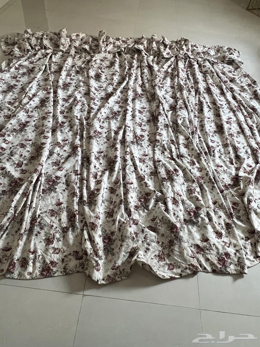 Luxurious clean new American fabric curtain with no defects64413180709889113