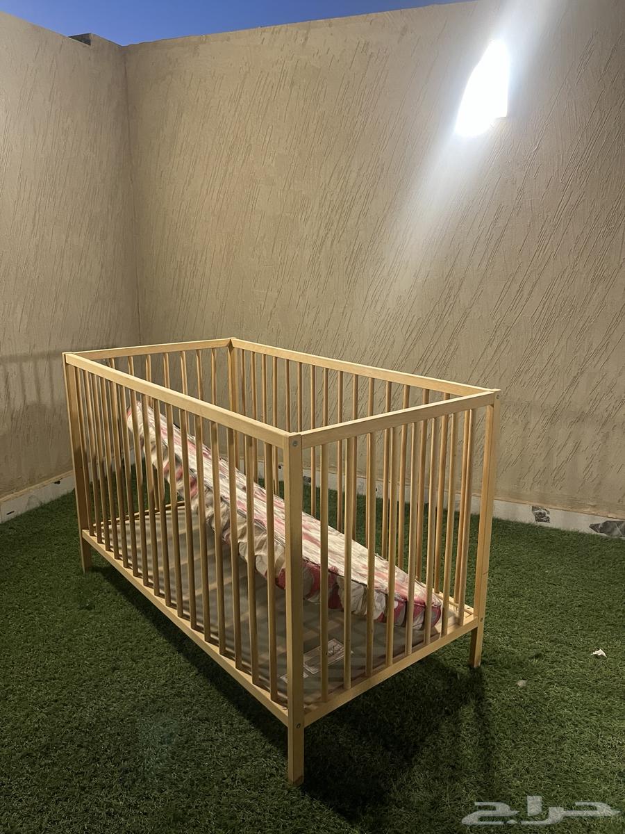 سرير أطفال خشب مع مرتبة   استخدام بسيط64412495222274114