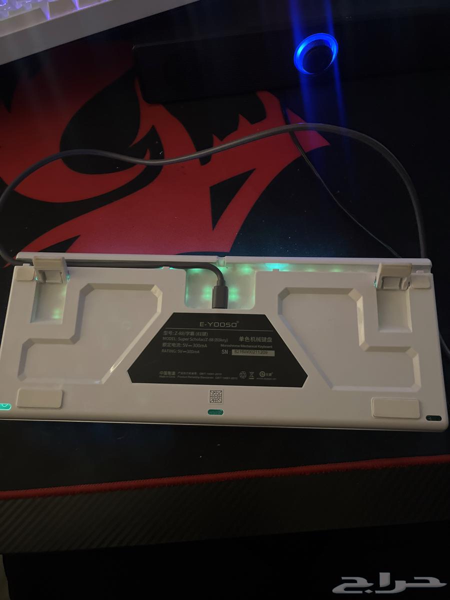كيبورد E-YOOSO ممتاز سويتش ازرق64418472114690111