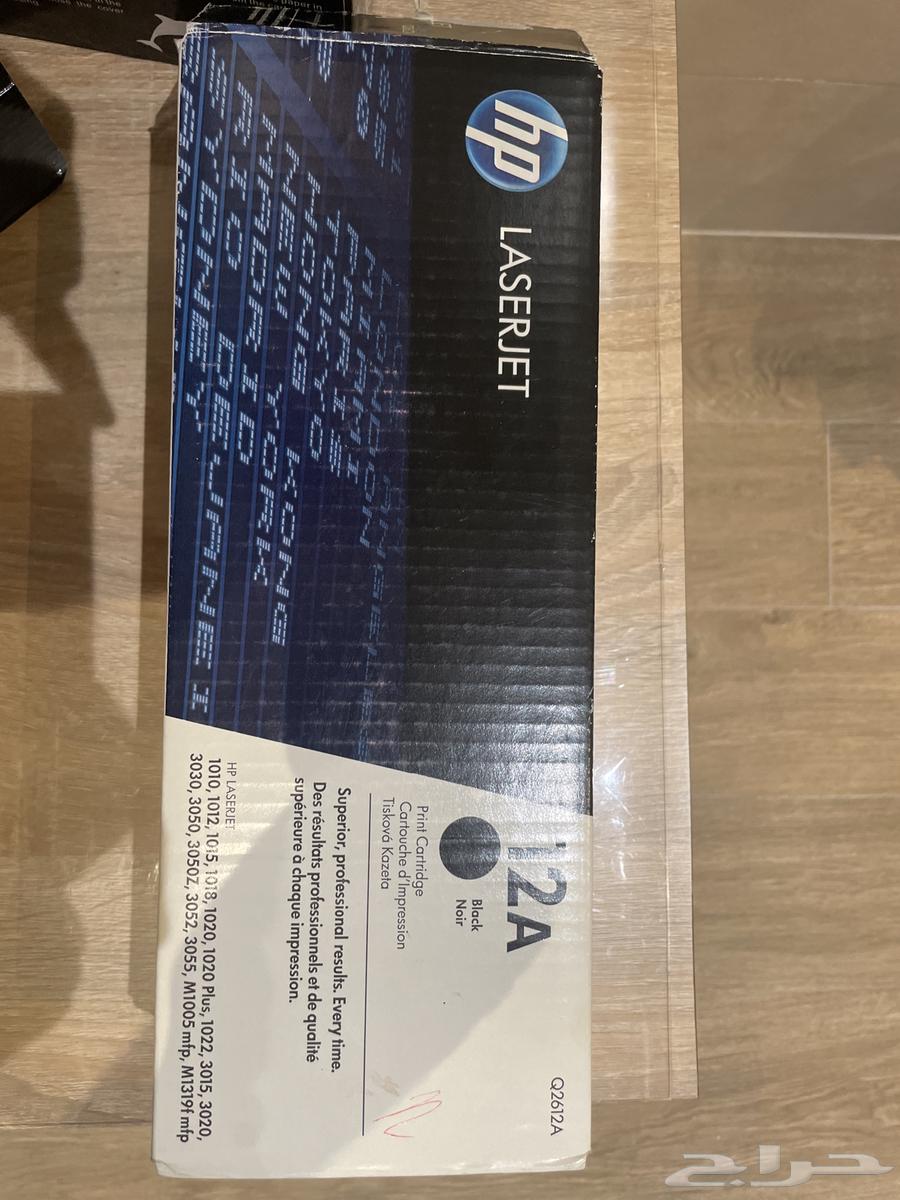 حبر طابعة HP اسود جديد 12A64417752999425110