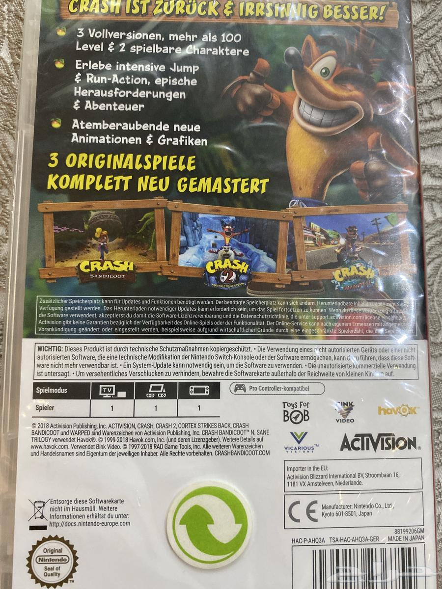 Crash Bandicoot N. Sane Trilogy game64416505913091111