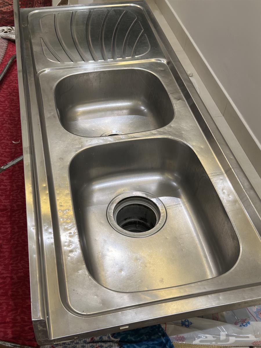 مجلى مغسلة مطبخ حوضين كبير السعر على السوم64413234284674110