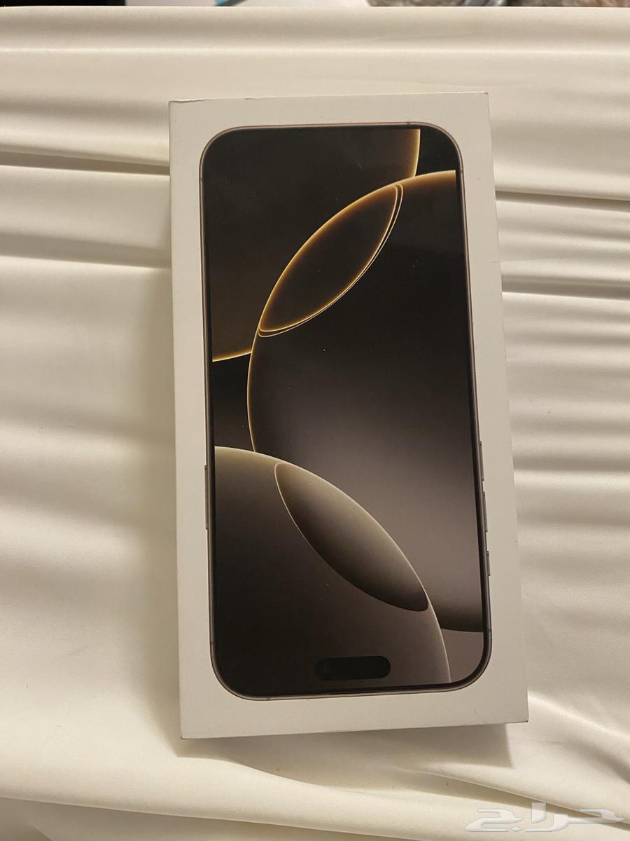 ايفون 16 برو ماكس اللون تتانيوم المساحه 512 للبيع64418012280451110