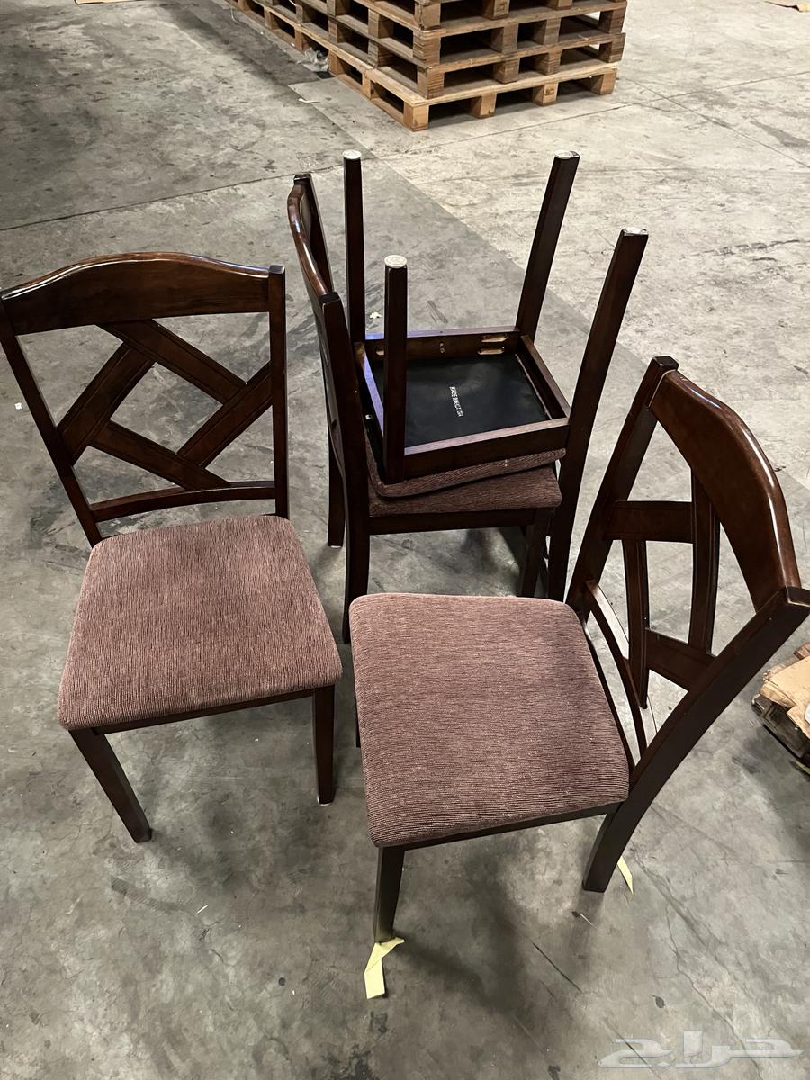 Clean table with six chairs64413904851842112