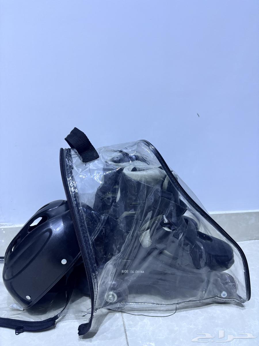 2 حذاء لعبة سكيت مقاس 29-32 لون أسود و رمادي64418634776835111