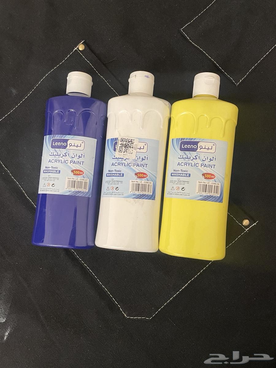 بدلة رسم والوان اكريليلك متعدده ولوح كبيره ووسط وصغيره64417278758659113