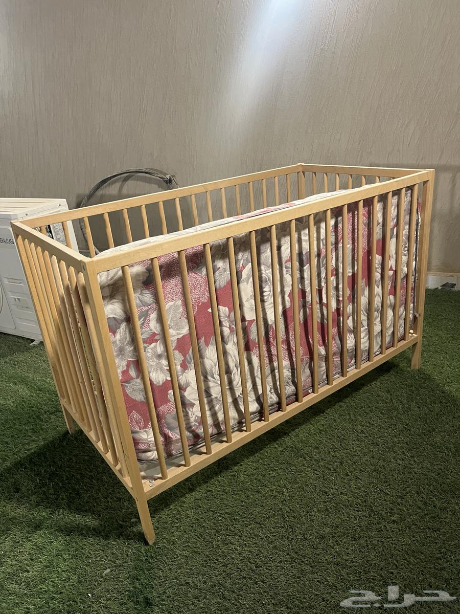 سرير أطفال خشب مع مرتبة   استخدام بسيط64412495222274111