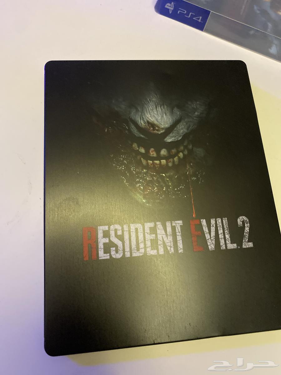 رزدينت ايفل 2 ستيل بوك resident evil 2 steelbook64413759020930112