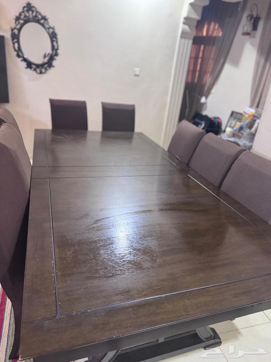 طاوله طعام للبيع 8كراسي من هوم سنتر64417522010241110