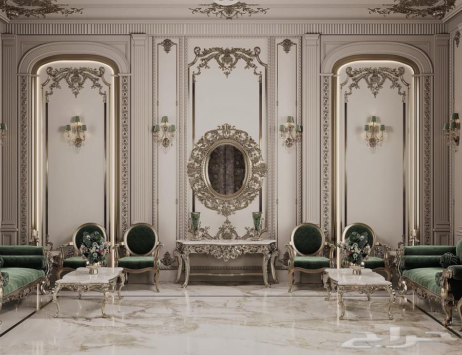 تصميم وتنفيذ أعمال الديكور والدهان لطراز الكلاسيك الفاخر64142396199811110