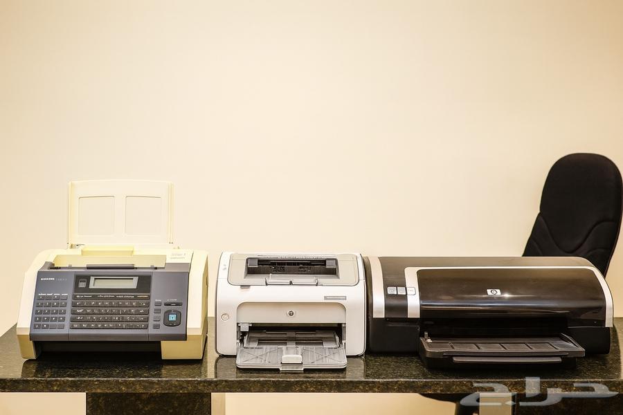 4 old printers and fax machines (HP Sharp) for sale, for parts or repair64414527418371110