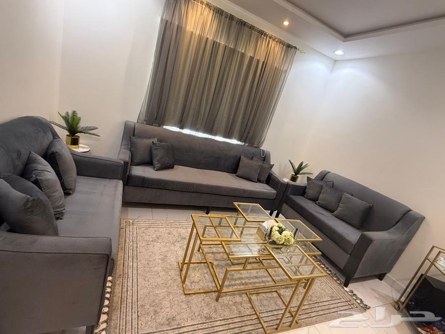 طقم كنب مع طاولات64416267763075113