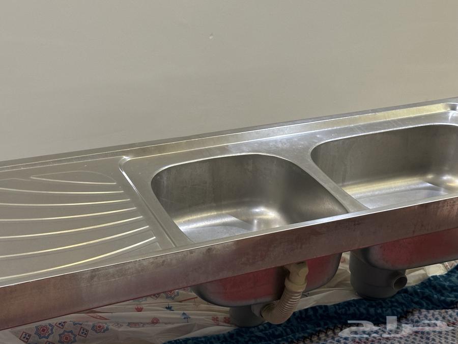 مجلى مغسلة مطبخ حوضين كبير السعر على السوم64413234284674112