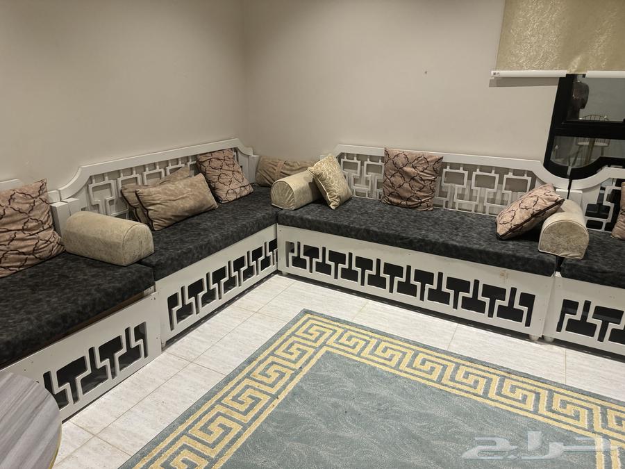 7-piece sofa set with mattresses and pillows, high-quality wood, complete set64417346272769111