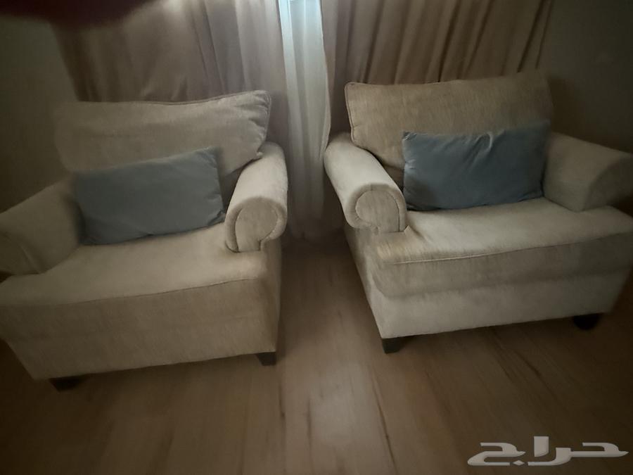 Clean 3-piece sofa set with 2 single seats64415988170371113