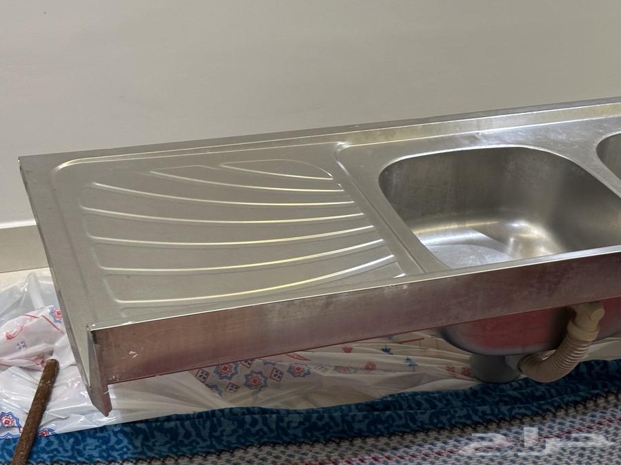 مجلى مغسلة مطبخ حوضين كبير السعر على السوم64413234284674113