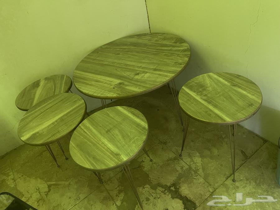 موجود طاولات نضيفه وطاوله شاشه وكرسي نوم أطفال كلها نضيفه64415451306243113