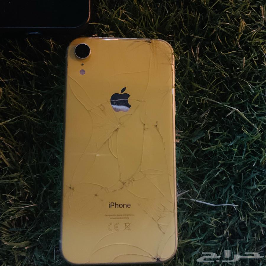 iPhone XR, the phone has a replaced back and battery, grade A64416014664321110