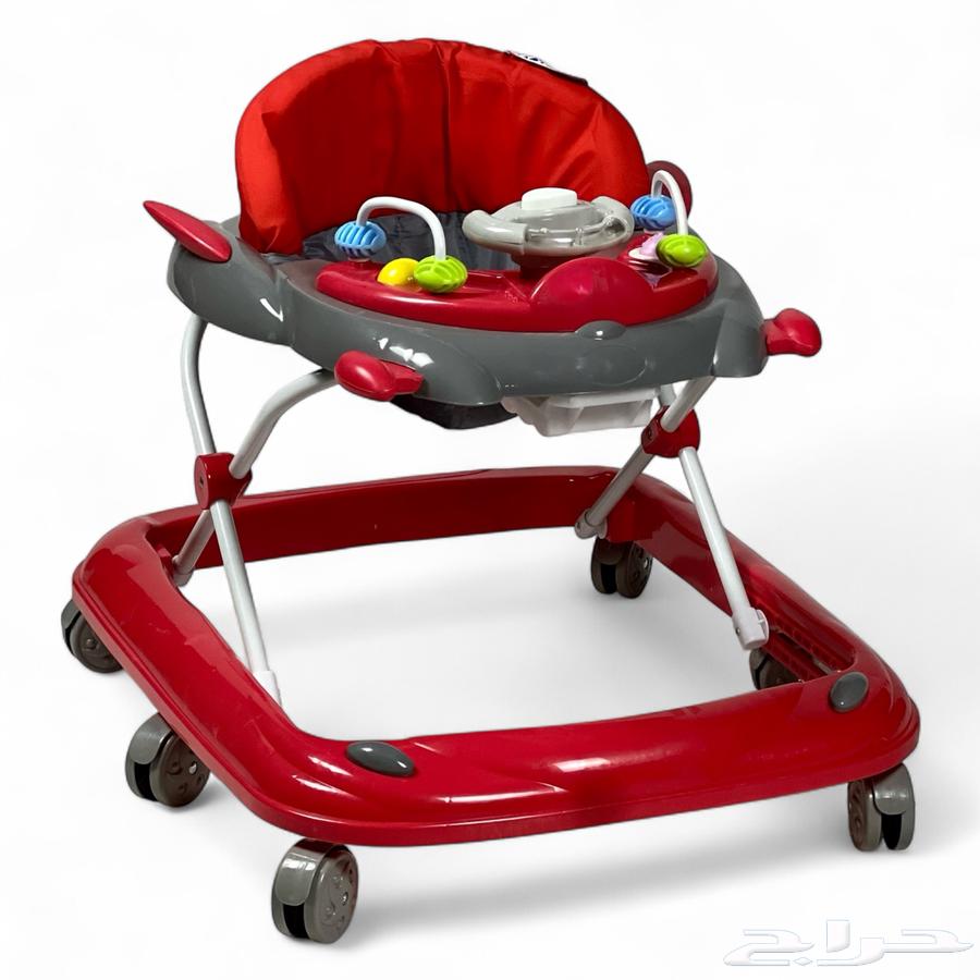 مشاية مواليد بتصميم مقود سيارة والعاب - مشايه للاطفال64417698860547110