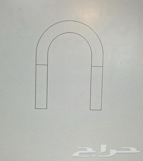 قوس ديكور خشب أبيض - حجم كبير - بسعر مميز64415357159427111