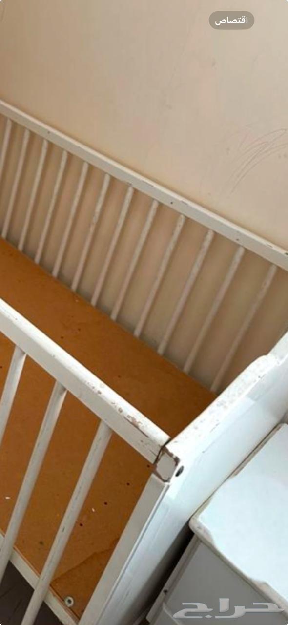 سرير أطفال اللون أبيض64413140112642110