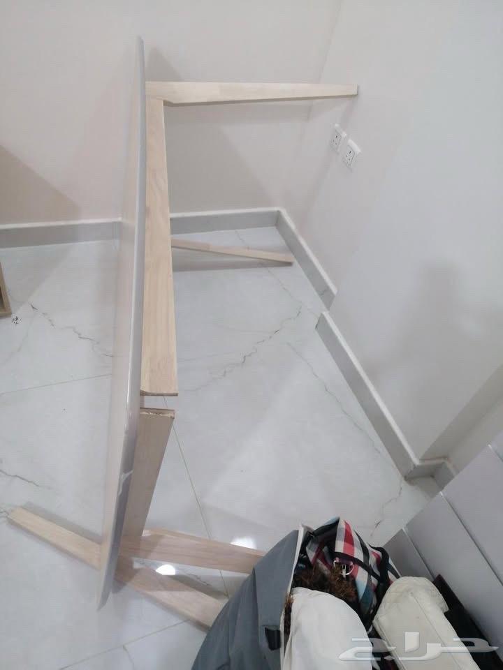 Dining table with 6 chairs and dressing table64415491560706113