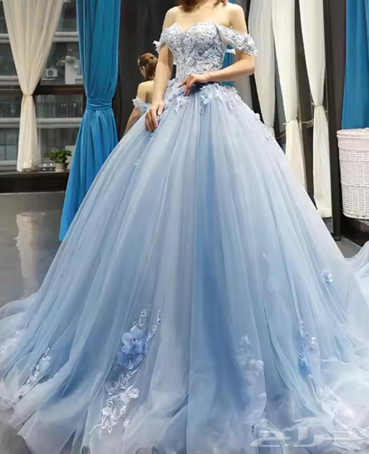 فستان سماوي غير ملبوس64416545238659111