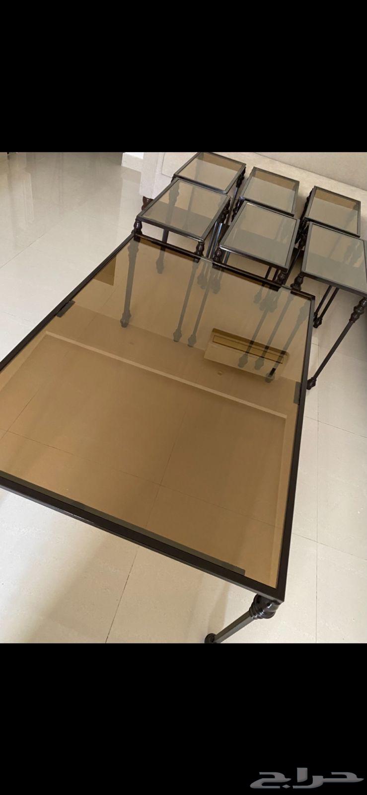 طاوله كبيره مع 6 خدمه64417972025729110