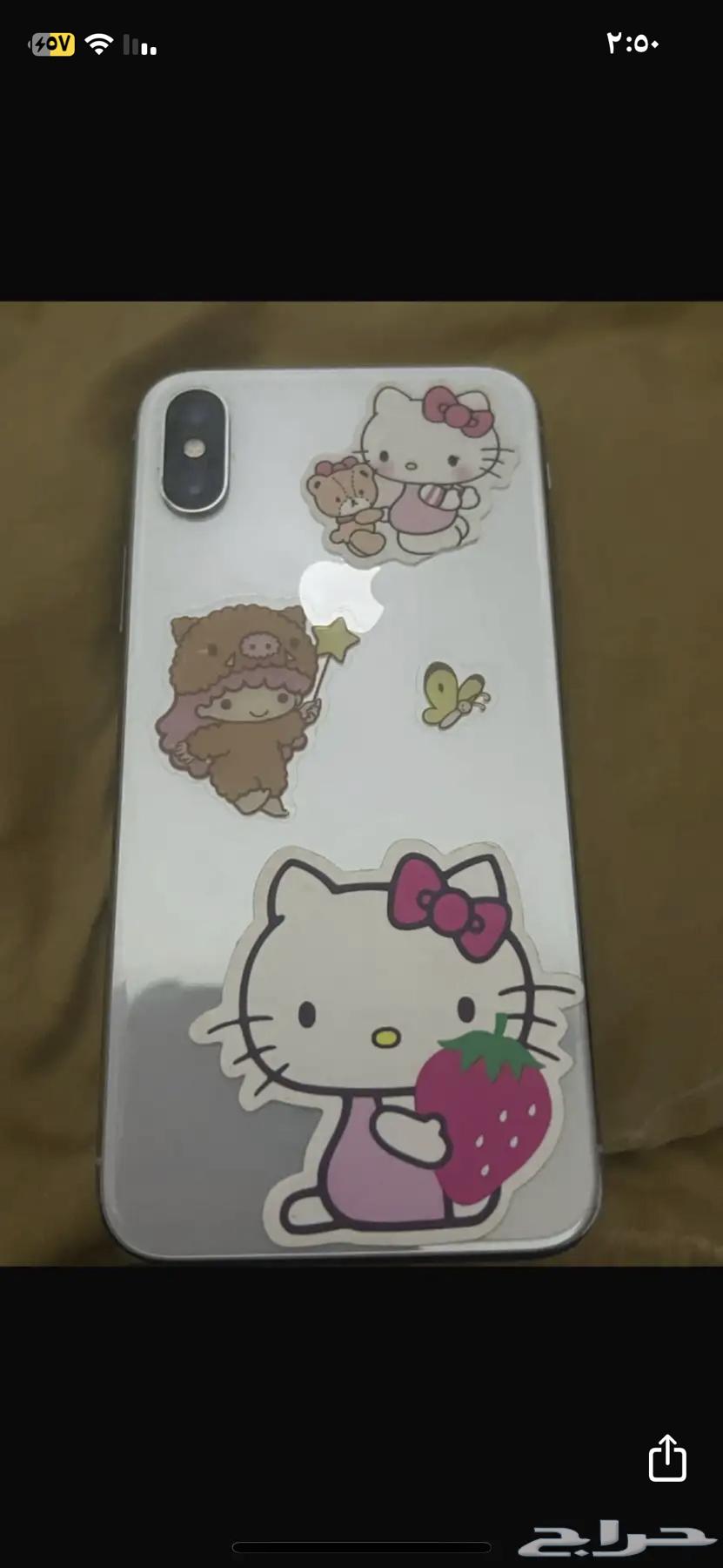 iPhone with no cracks, battery 100% health, 65% memory, without its accessories64415424479618111