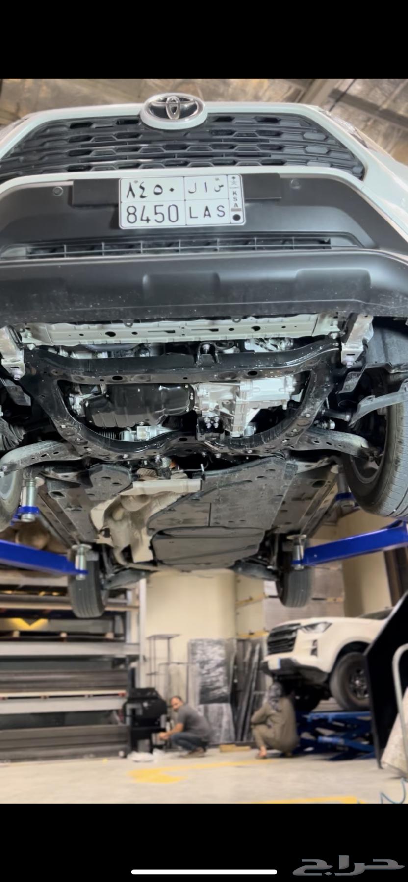 صاجة حماية حديد ضد الصدأ كامل اسفل المكينه تويوتا راف فور64573908410753113