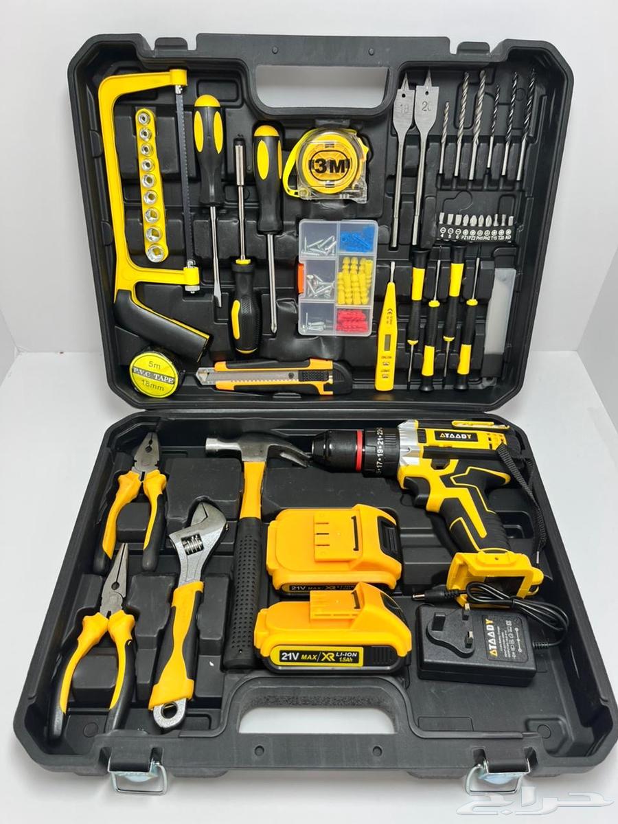 دريل يحتوي على 49 قطعه64573136841090110