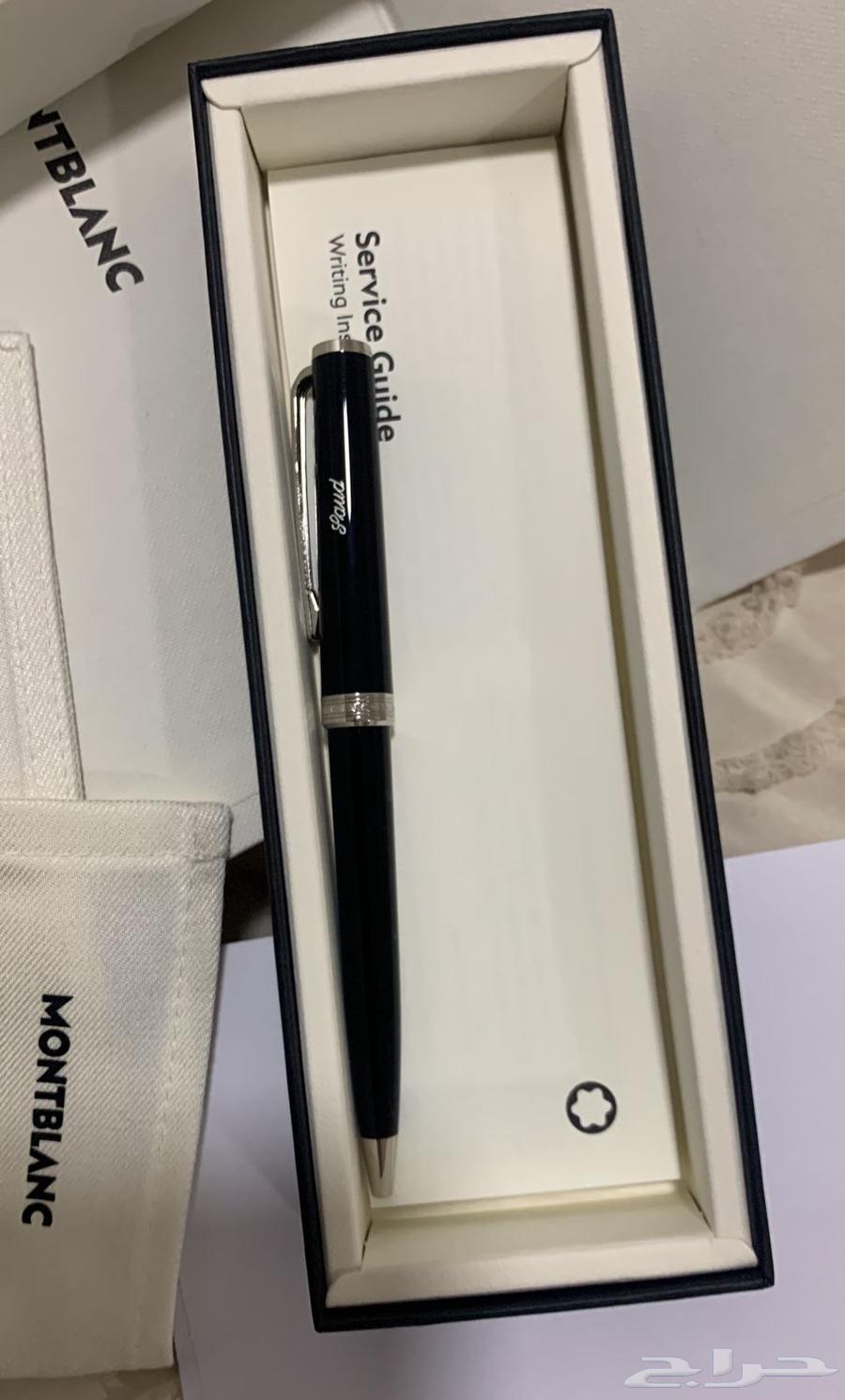 قلم مونت بلانك محفور عليه اسم سعود64412976773890111