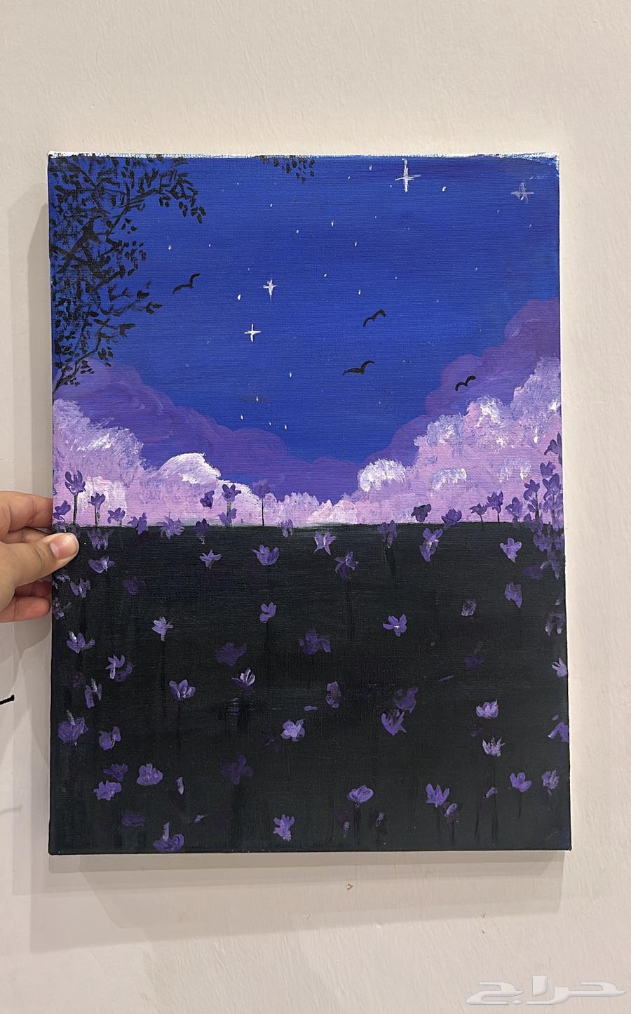 لوحات رسم الوان اكريلك لوحه64425824424194111