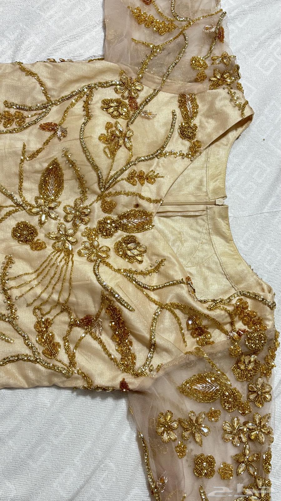 فستان خربزي ذهبي64422178174979111